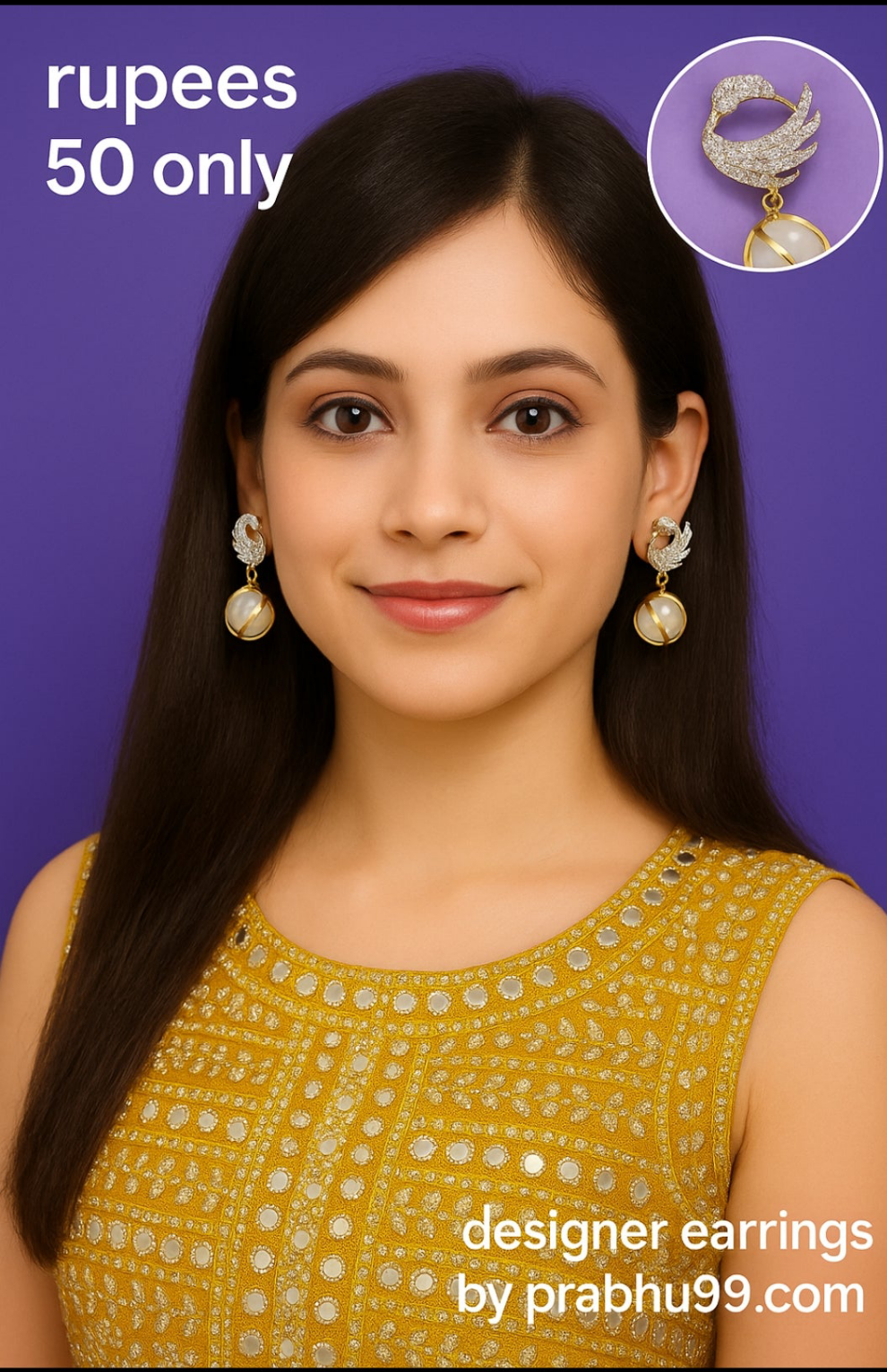 Designer earring