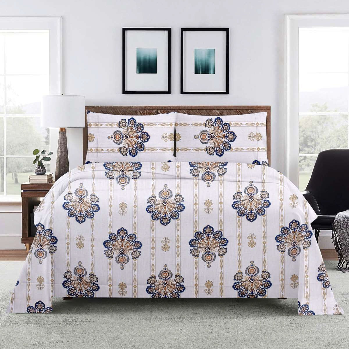 Cotton Bedsheet premium quality(90*100)