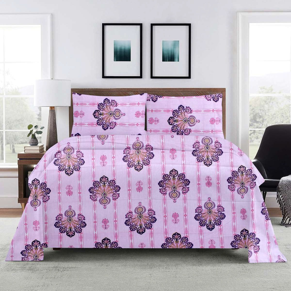Cotton Bedsheet premium quality(90*100)