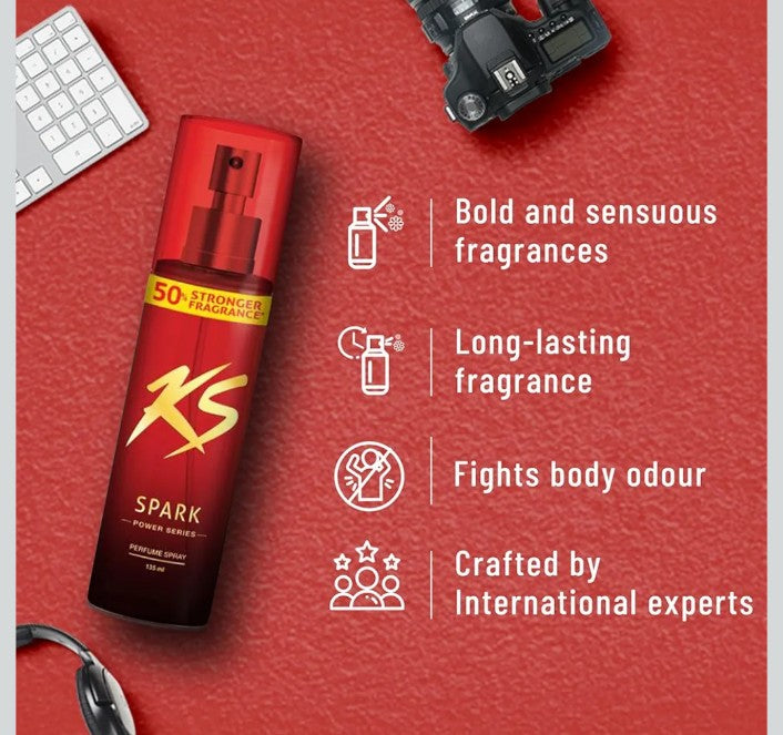 KS Spark Power Series Perfume Spray – 135ml