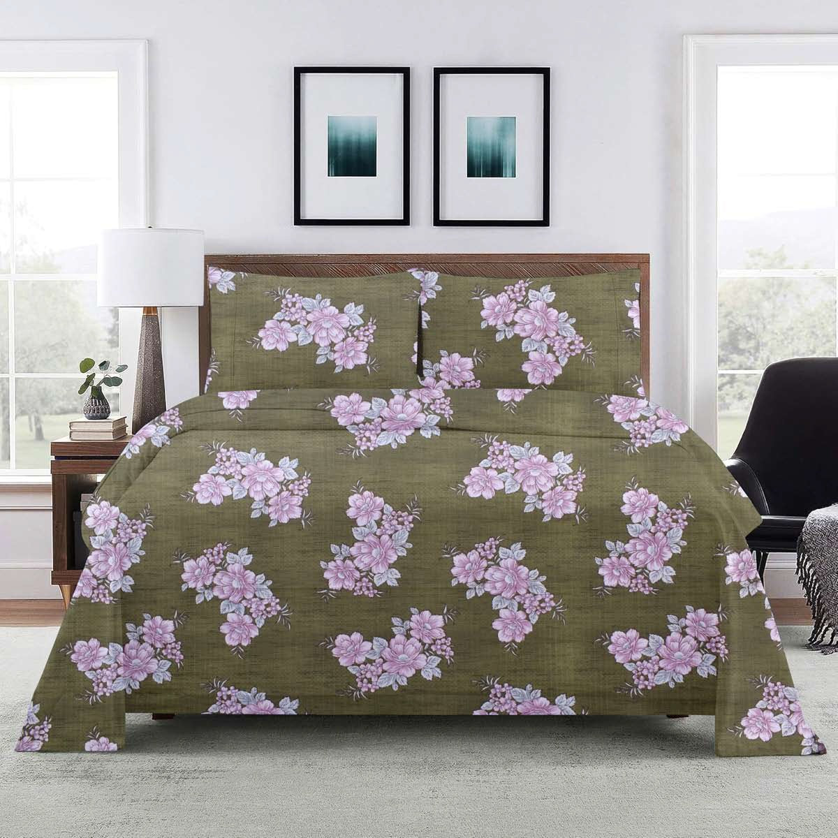Cotton Bedsheet premium quality(90*100)