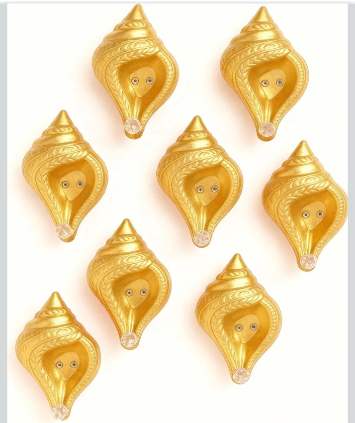 Shankh Led Water Sensor Diya( 10 pieces set)