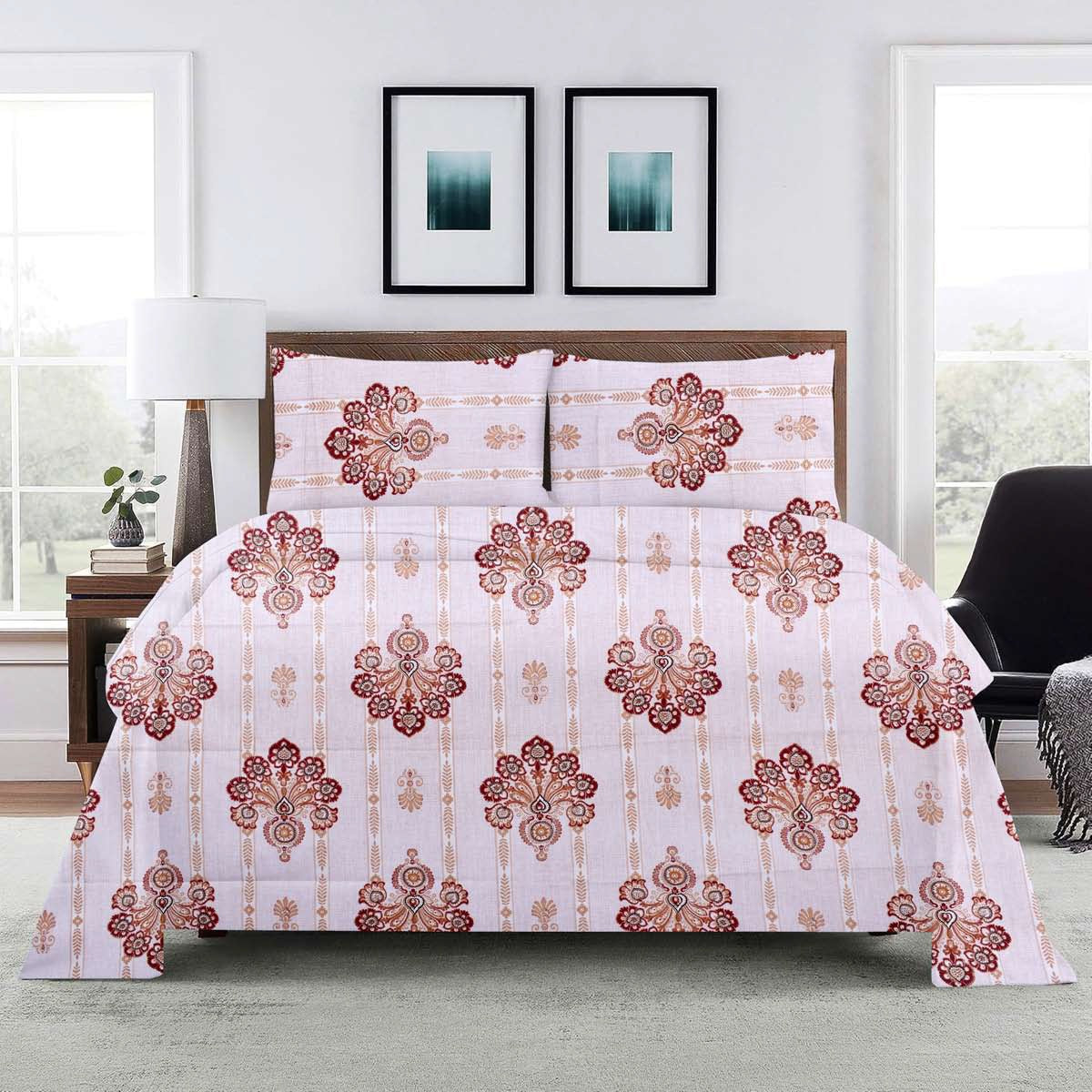 Cotton Bedsheet premium quality(90*100)