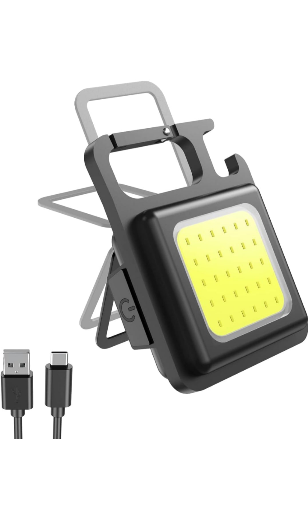 COB mini usb Keychain light