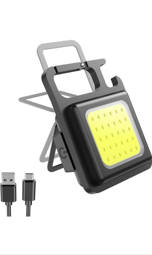 COB mini usb Keychain light