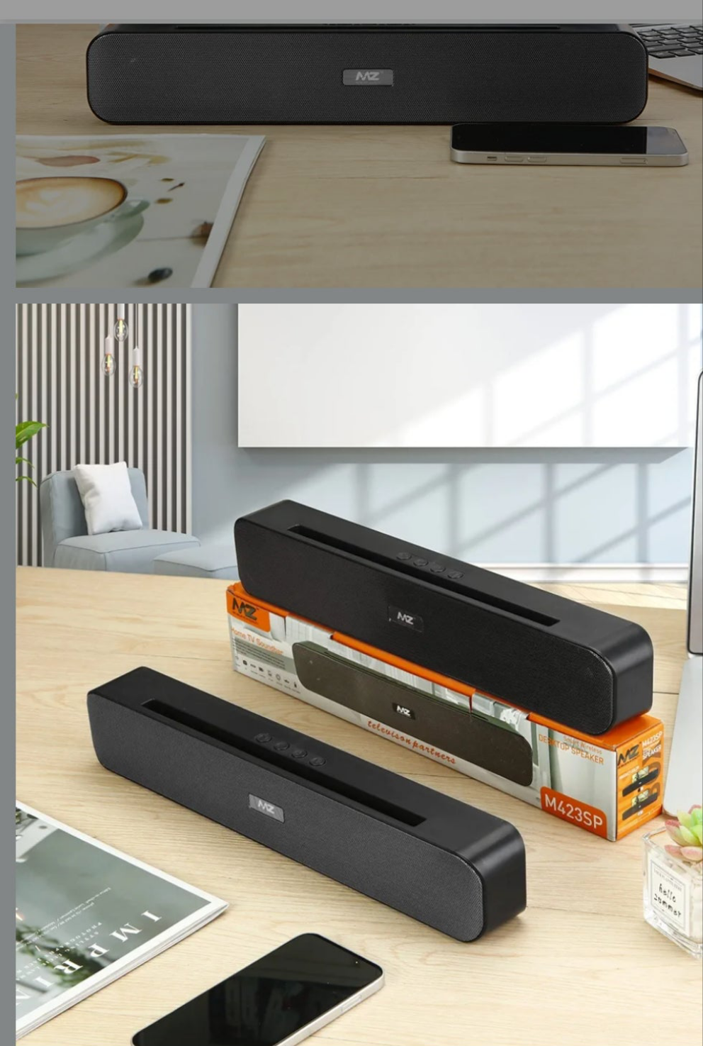 MZ M423SP (Portable Home TV SOUNDBAR) Dynamic Thunder Sound 2400mAh Battery 10 W Bluetooth Soundbar