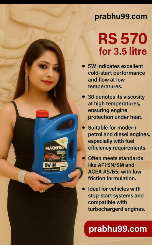 Maxnero 5w30 lubricants( 3.5 Ltr)