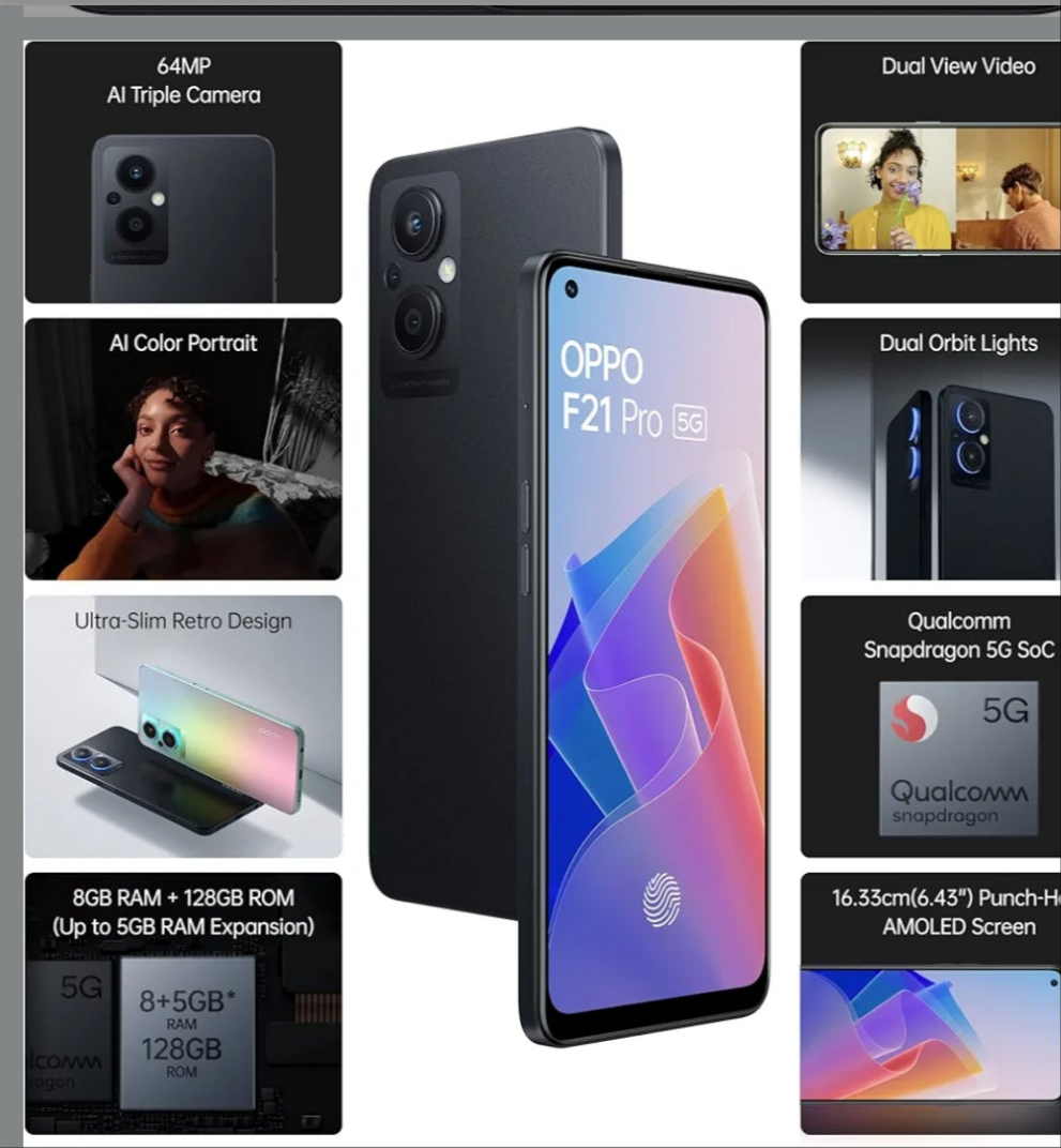 OPPO F21 PRO 5G(Open Box)