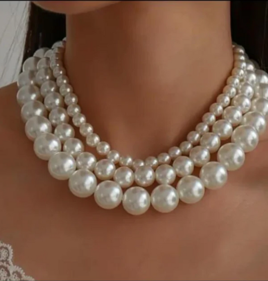 Pearl set with ear ring