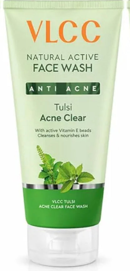 VLCC Natural Active Tulsi Acne Clear Face Wash (Anti Acne)