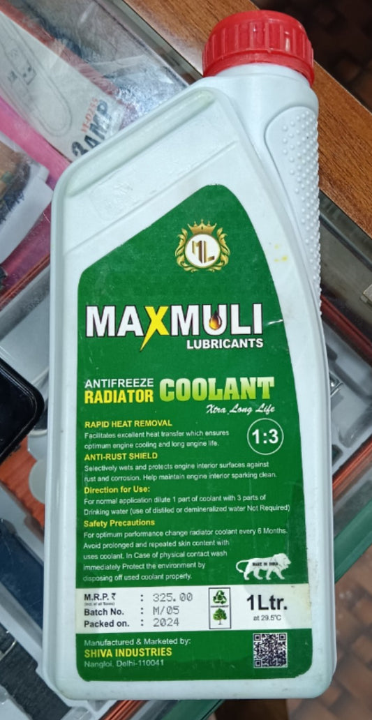 Coolant anti freeze