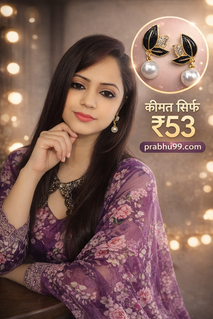 Elegant Korean Style Pearl Drop Earrings