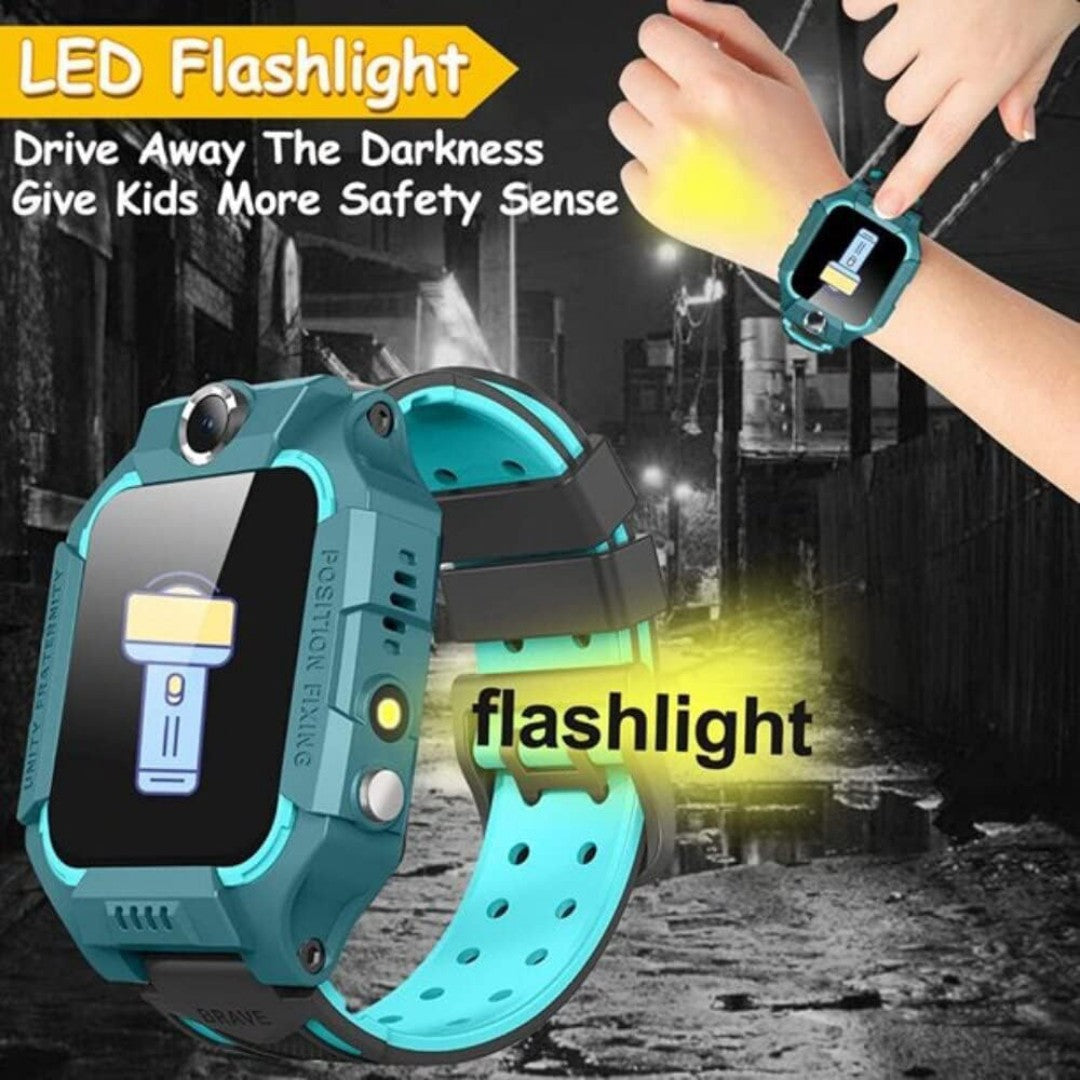 Q19 Smart Watch for Kids 4G sim GPS GSM Tracker Touch Screen Torch aap controled Baby Watch Waterproof & Calling Function 4pda