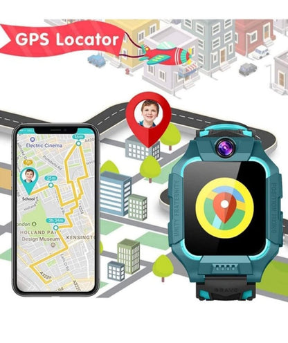 Q19 Smart Watch for Kids 4G sim GPS GSM Tracker Touch Screen Torch aap controled Baby Watch Waterproof & Calling Function 4pda