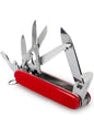 Prabhu99 Swis Knife, Red 10 in 1 Multi-Function  With Can Opener, Scissor,Hook Remover, Saw, Knife,Screwdriver, Leather Punch, Nail File, Needle, Wine Opener, Bottle Opener Etc