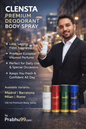 Clensta Urban Fresh Premium Deodorant Body Spray (150 ml)