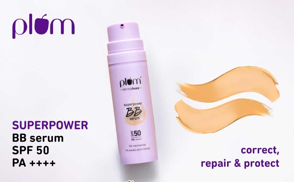 Plum DermaHues Superpower BB Serum SPF 50 PA++++