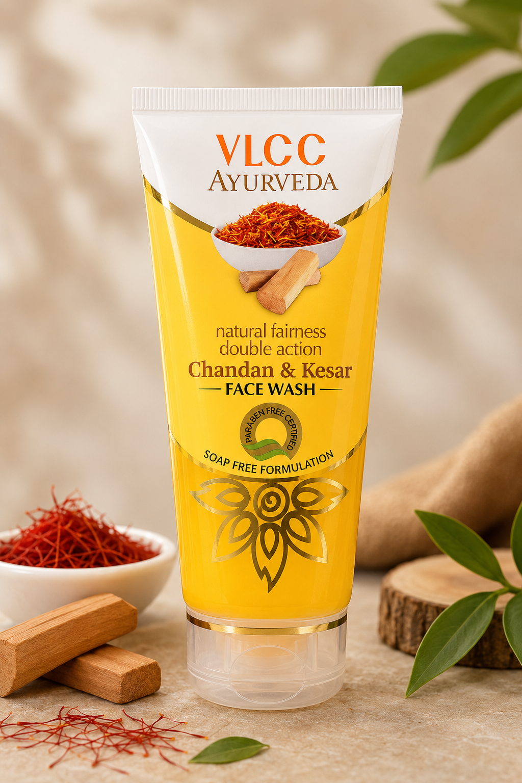 VLCC Ayurveda Chandan & Kesar Face Wash